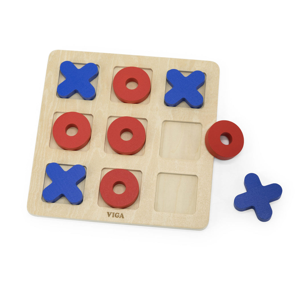 Viga - Wooden Tic-tac-toe (Noughts and Crosses) Game