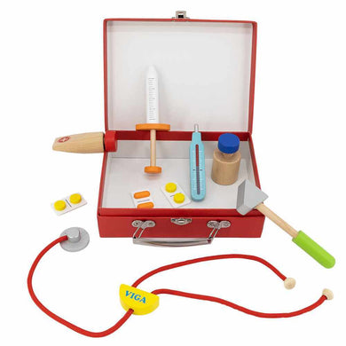 Viga - Wooden Medical kit in Suitcase