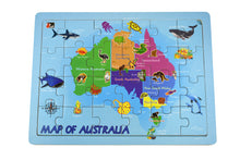 Koala Dream - 24 Pcs Wooden AUSTRALIA MAP Jigsaw Puzzle