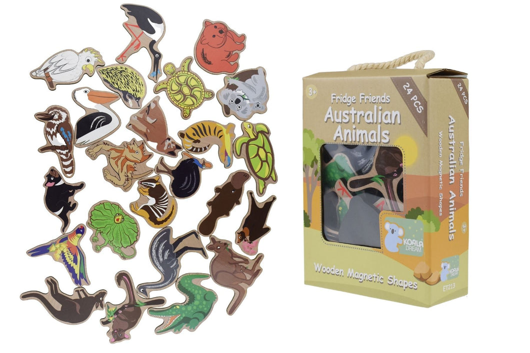 Koala Dream - 24 Pcs Wooden Magnetic Australian Animal