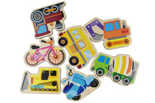 Koala Dream - 20 Pcs Wooden Magnetic Transport Vehicles