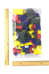 Hammer It Wooden Geometric Shapes 300g (150pcs)