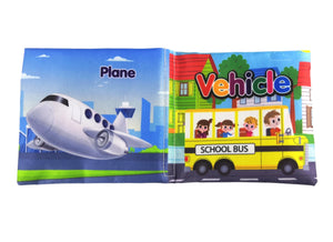 Vehicle Crinkle Cloth Book