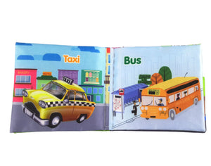 Vehicle Crinkle Cloth Book