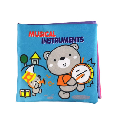 Musical Instruments Crinkle Cloth Book