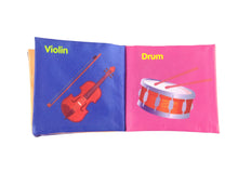 Musical Instruments Crinkle Cloth Book