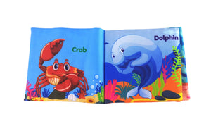 Marine Life Crinkle Cloth Book