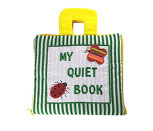 My Quiet Activity Cloth Book - Stripe Green (V2)