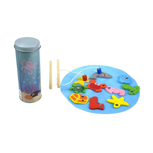 Magnetic Fishing Game Set in a Tin