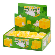 Stretchy Cheese Block with 2 Mice