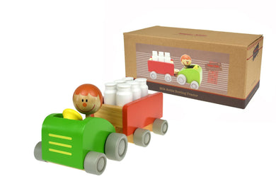 Kaper Kidz - Wooden Milk Bottle Tractor & Bowling set