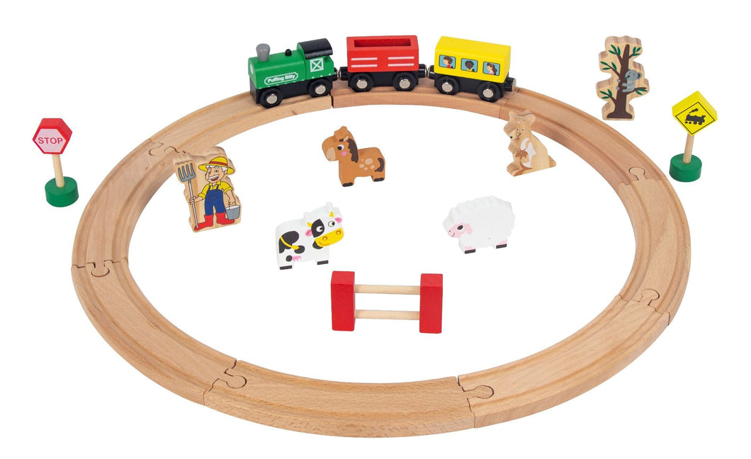 Wooden Magnetic TRAIN Playset (TL923003)