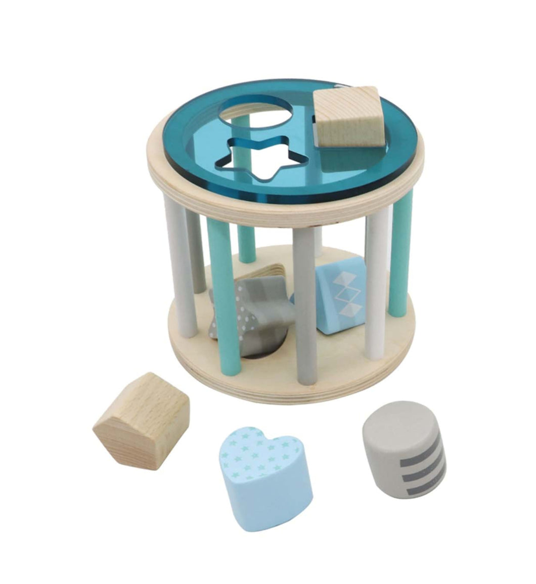 Wooden Rolling Shape Sorter