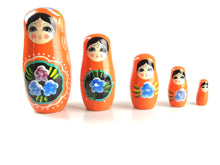 Wooden Lady Nesting Dolls Set