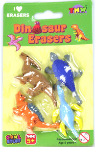 Dinosaur Erasers Set